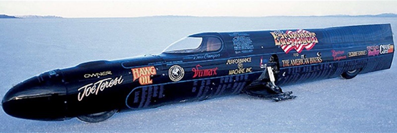 Dave Campos’ 1990 Easyriders Harley-Davidson: Campos registered an official top speed of 515.2 kph in 1990 on his motorcycle that was based on a Harley-Davidson! It had two of 1500cc Shovelhead Harley engines. The record was backed by Easyriders magazine which meant that the attempt gathered a large crowd, who helped with the rebuild of the motorcycle after a crash during a test run. The record was held for many years before Ack Attack beat it 2006. (Image: Visordown)