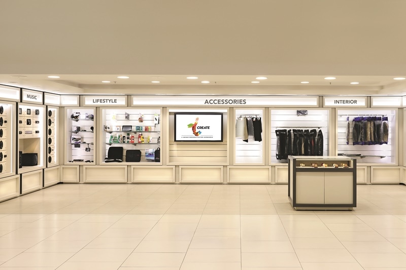 A dedicated Personalisation Zone with car configurators enable customers to electronically customise cars by a mix and match of accessories.