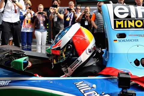 Michael Schumacher’s 25th anniversary of first F1 win marked by Mick in dad’s Benetton B194
