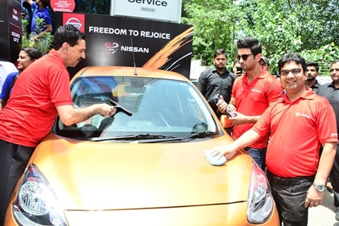 Nissan introduces waterless car wash at its 7th edition of ‘Happy with Nissan’ campaign
