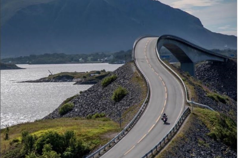 'Norwegian backroads!' Tim has also had some hurdles on his way, such as one from Greece, when he fractured a bone on his right foot ring a 50cc scooter without any protective gear (which he admits was his fault). But men like these are not easily held back. He was told by his doctor to rest for two weeks but only five days after, Tim was back on the road.