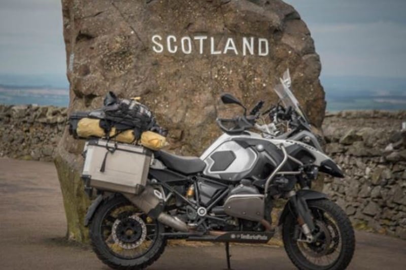 Tim not only quit his job, but also sold some of his belongings including his pickup truck and furniture. His journey started on 6th April from London, UK. From there, he crossed France and into Spain, Portugal and even touching tips of Africa at Morocco.