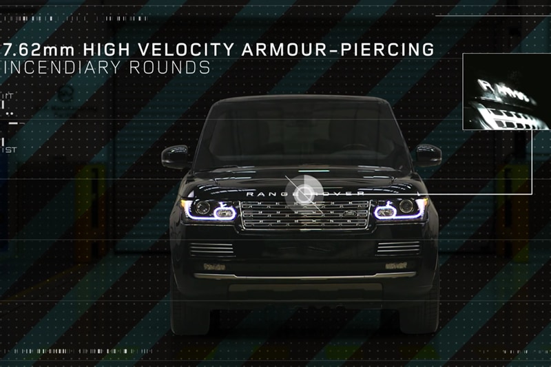 Did you know that the grill on the Range Rover Sentinel, can withstand up to 7.62mm armour piercing incendiary rounds and still keep moving. Thats a sub-machine gun to the grill, hows that for Fortress.The glass is bullet proof too, and can be further customised to suit your needs.