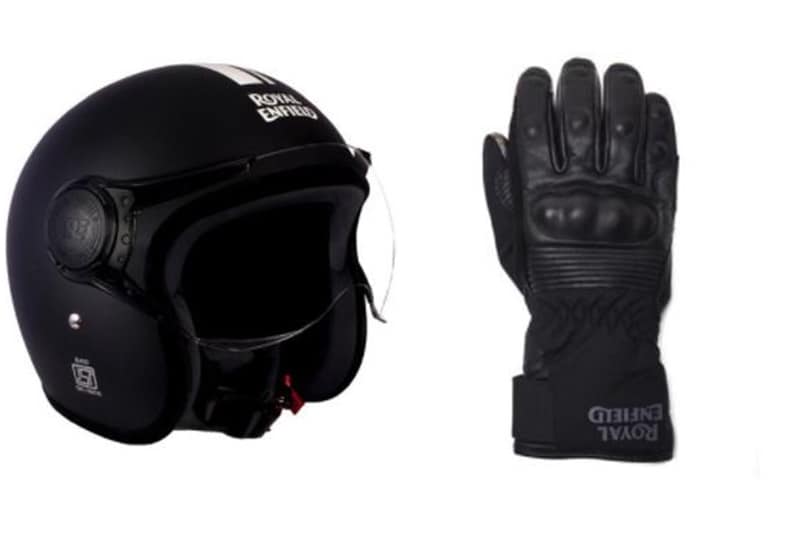 While adding accessories to your motorcycle may be fun, riding gear should be dealt with first and Royal Enfield stores offer several helmets and gloves. A regular open face RE helmet will cost you Rs 2200, while gloves are priced at Rs 3700.