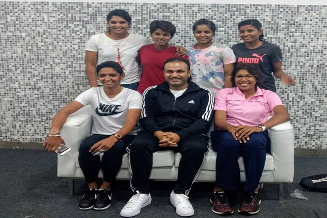 Virender Sehwag, sehwag,Virender Sehwag meets women players, sehwag meets women cricket team players, Virender Sehwag women players, Virender Sehwag tweets, Virender Sehwag twitter, sehwag photos, Virender Sehwag photo with women cricket team, sports news, cricket news, latest news Virender Sehwag, sehwag,Virender Sehwag meets women players, sehwag meets women cricket team players, Virender Sehwag women players, Virender Sehwag tweets, Virender Sehwag twitter, sehwag photos, Virender Sehwag photo with women cricket team, sports news, cricket news, latest news