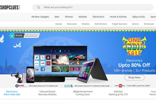 Shopclues, One India Sale, Shopclues One India Sale, Shopclues sale, laptop Shopclues sale, Apple iPhone 7 Shopclues, electronic items Shopclues sale