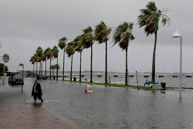 Three people died in freak accidents as violent storms raged in northern Italy at the end of prolonged heatwave, police said.