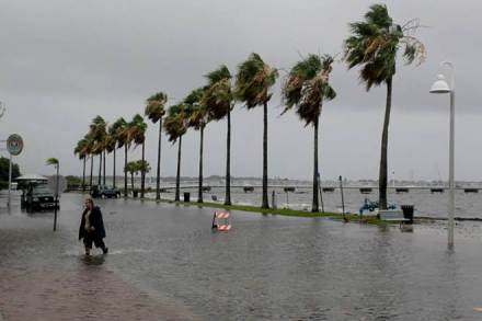 Three people died in freak accidents as violent storms raged in northern Italy at the end of prolonged heatwave, police said.