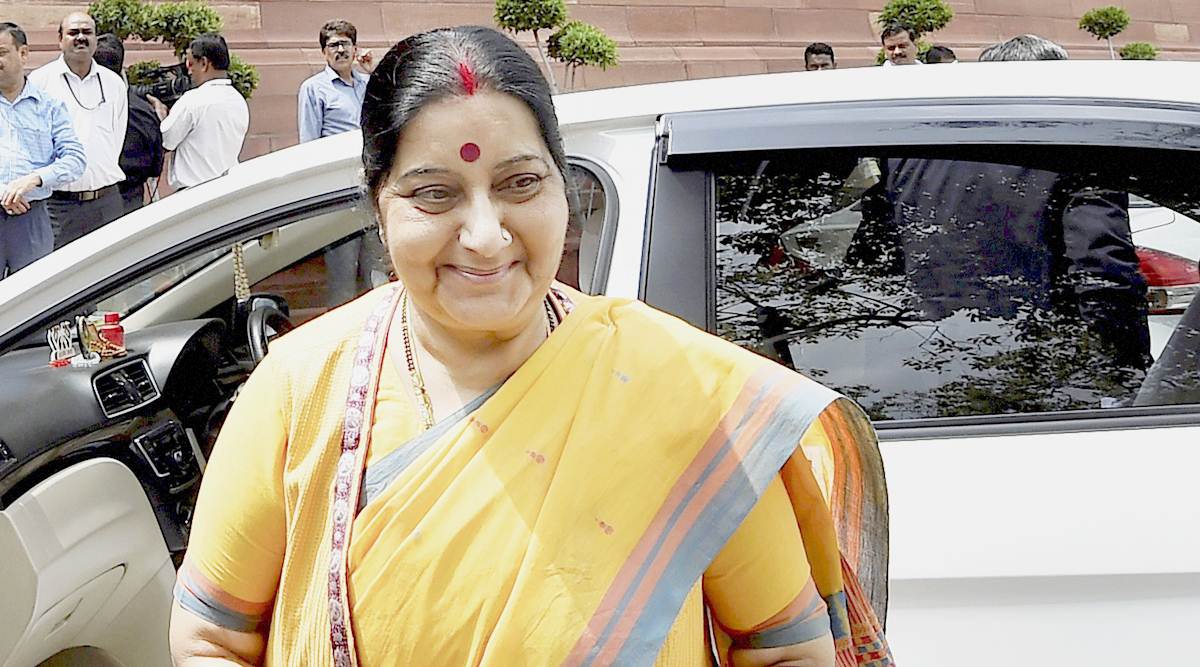 Sushma Swaraj, Sushma Swaraj news, Sushma Swaraj latest news, Sushma Swaraj videsh bhawan, Sushma Swaraj videsh bhavan, videsh bhawan, videsh bhavan Sushma Swaraj, Sushma Swaraj news, Sushma Swaraj latest news, Sushma Swaraj videsh bhawan, Sushma Swaraj videsh bhavan, videsh bhawan, videsh bhavan