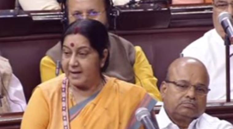Sushma Swaraj, External Affairs Minister Sushma Swaraj, Sushma Swaraj foreign policy, Rajya Sabha, Sushma Swaraj opposition, Prime Minister Narendra Modi