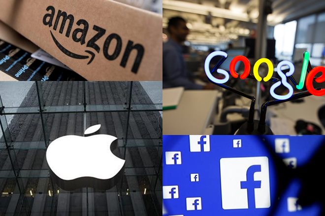 Apple, google, Facebook, amazon, france, germany, china, US, European Commission, Emmanuel Macron, Berlin, iPhone maker, Alphabet Inc, Facebook Inc, europe