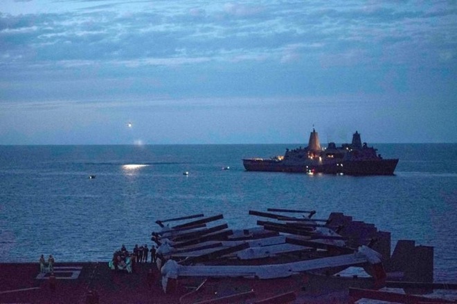 us militray aircraft found in australia, us aircraft marine found in queensland shoalwater bay australia, mv22 osprey us military australia missing, japan defence minister to us military aircraft, us military ospreys at marines futenma japan base okinawa