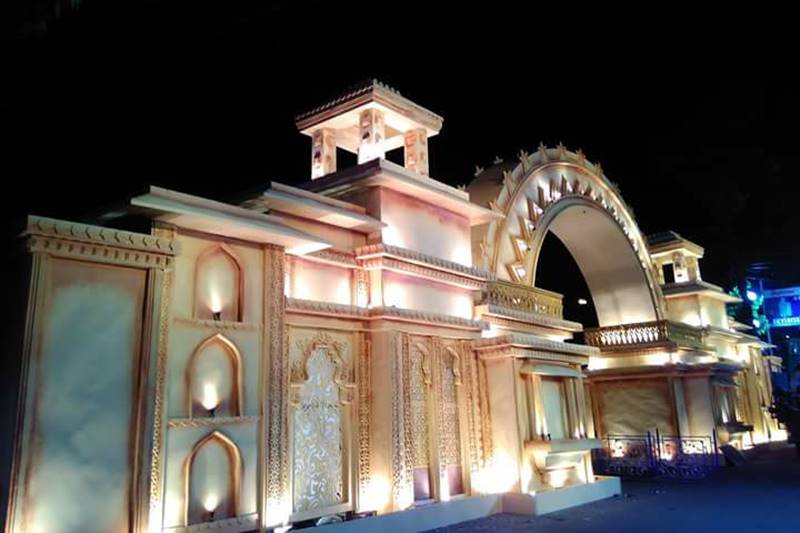Durga Puja 2017, durga puja, kolkata durga puja, Kolkata, SreeBhumi Sporting Club Durga Pujo, Durga idol, SreeBhumi Sporting Club Durga Pujo pandal, bahubali themed durga puja, bahubali, mahishmati, durga puja festival, durga puja celebrations, durga pujo pics, durga puja pics, kolkata pics