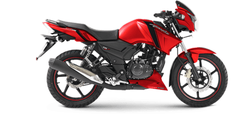 TVS Motor launches Apache RTR 160 and Apache RTR 180 in Matte red colour