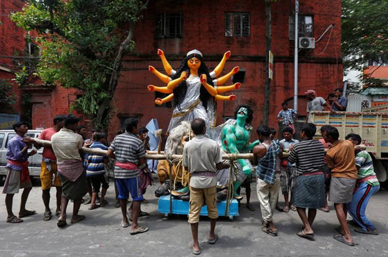 durga puja, durga puja 2017, durga puja in kolkata, kolkata durga puja, durga puja celebrations, puja pandal, delhi durga puja, delhi puja, durga puja pics, durga puja in india, latest news, kolkata news
