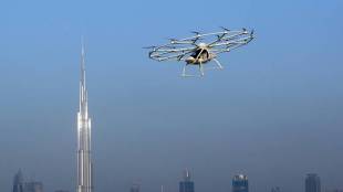 Flying taxi, driverless taxi, driverless hover taxi, dubai, first flying taxi in dubai, world first flying taxi, world news, technology news