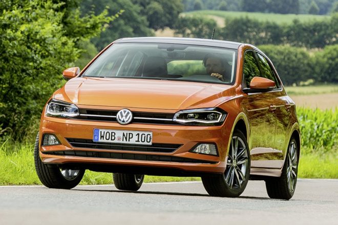 The exteriors of the new polo gets a new aggressive design language with new LED headlamps, modified front and rear bumper. Overall the car sits lower than the previous generation Polo. The bumper also gets larger air-intake and elongated bonnet resemble to that on the new generation Tiguan SUV. Boot space has increased by up to 25% to 351L.