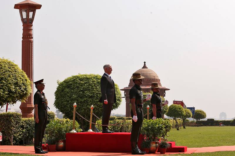 US Defense Secretary Jim Mattis visits India, US Defense Secretary, Jim Mattis, India, Defense Minister Nirmala Sitharaman, India Defense Minister Nirmala Sitharaman, Nirmala Sitharaman, Lockheed Martin's F-16 Block, fighter jets, aircraft, sunmarine, donald trump, military, latest pics, latest news