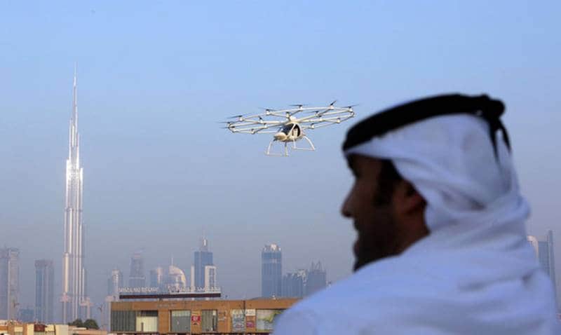 Flying taxi, driverless taxi, driverless hover taxi, dubai, first flying taxi in dubai, world first flying taxi, world news, technology news