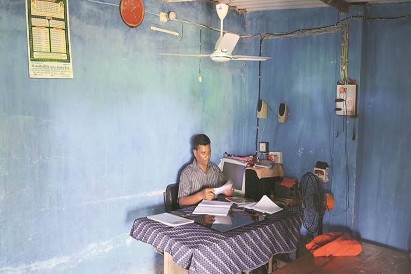 In Kandhaura village, another postman, Dayaram’s four-room house also works as branch post-office. Just like him, most branch postmasters work from their homes, the paper added. Dayaram, the branch postmaster of Kandhaura, at his office. ( Express Photo by Ritesh Shukla)