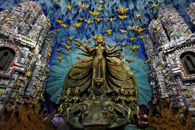 durga puja, durga puja 2017, durga puja in kolkata, kolkata durga puja, durga puja celebrations, puja pandal, delhi durga puja, delhi puja, durga puja pics, durga puja in india, latest news, kolkata news