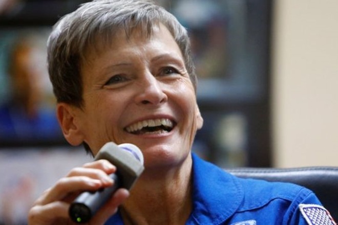 Peggy Whitson, US astronaut, record breaking space flight, Kazakhstan,e International Space Station, Peggy Whitson, US astronaut, record breaking space flight, Kazakhstan,e International Space Station,