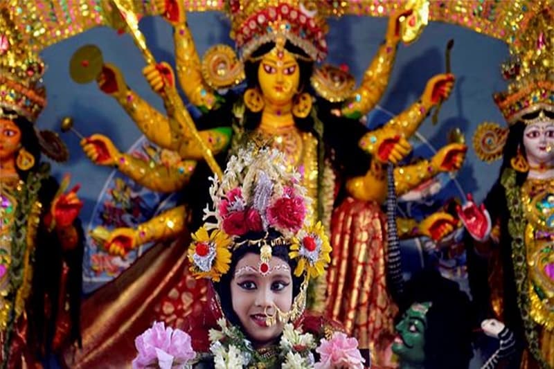 Durga Puja celebrations 2017 pictures, Durga Puja celebrations 2017 pics, Durga Puja celebrations 2017 news in pics, Delhi durga puja, Kolkata durga puja, Northeast, CR Park Kalibari, Delhi, D Block at CR Park, Navapalli Puja Samiti (NPS) at CR Park