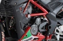 249cc liquid cooled DOHC engine with 28.16 BHP at 9,800 RPM and 21.61 NM of torque at 8,000 RPM.