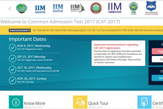 cat 2017, cat 2017 registration, iimcat.ac.in, cat 2017 registration date, iimcat.ac.in 2017, cat 2017 registration, cat 2017 application, cat 2017 registration starts, cat 2017 registration ends, cat 2017 admit card, cat 2017 admit card download, cat 2017 test, cat 2017 important dates, Common Admission Test, Common Admission Test 2017, iiml.ac.in, indian institute of management, indian institute of management lucknow, IIM Lucknow, education, iim, management, education news