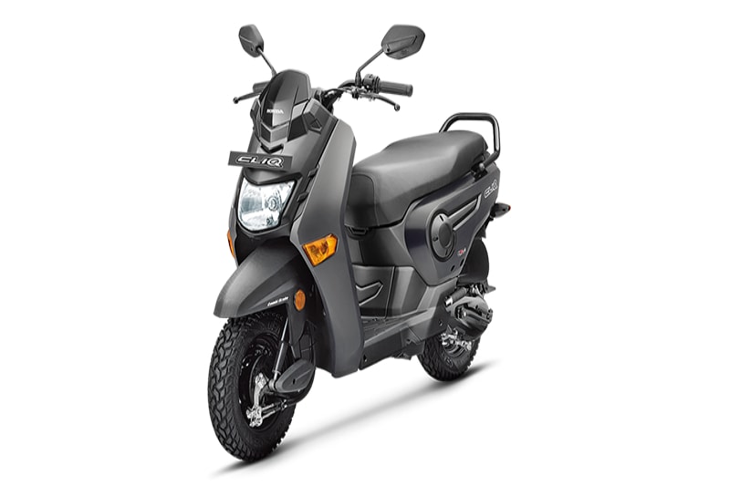 Honda’s newest addition to its scooter range, the Cliq is design for the rural market and with a price tag around the 40k mark it’s a few thousand cheaper than an Iphone. The Cliq was targeted at the 100cc motorcycle buyer, but we think the minimalistic design, make the Cliq look like an exciting product for even the city dweller looking for a scooter to make grocery runs and what have you. The Cliq like the Navi also gets its engine from the 110cc Activa, although the 4 litre fuel tank does seem a bit of an under-sell