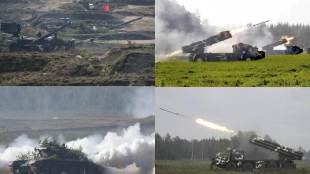 Zapad wargame 2017, Zapad wargame, Zapad, Russia war exercise, Zapad wargame 2017 pictures, Zapad wargame 2017 images, artillery firing at Zapad wargame, Belarus wargame, Belarus war machines, Russian weapons, Zapad 2017 drills, Russian military, Belarus military, war machines in zapad, Zapad images, Zapad picture gallery, Belarussian servicemen at zapad, Belarussian servicemen, Mi-8 helicopters, helicopters at zapad, Vladimir Putin