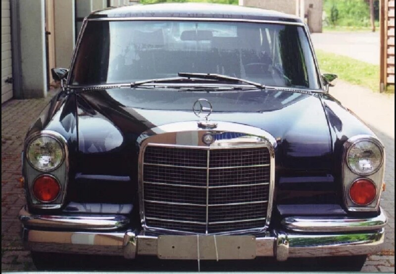 1969 Mercedes Benz Model 600 Pullman Limousine: This particular car is a special order 6-door version with divider for Hugh Hefner of Playboy. This model was later auctioned by the owner pf Playboy enterprises. This was the first of the Mercedes-Benz to be powered by a V8 engine. It is powered by the mechanically fuel-injected 6330cc engine, producing 369 LB-ft and 300hp SAE. Courtesy: Battet Jackson
