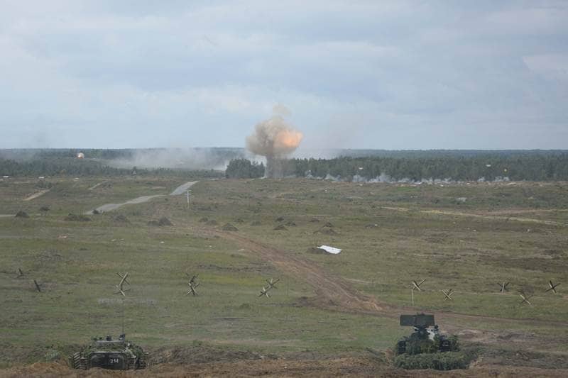 Zapad wargame 2017, Zapad wargame, Zapad, Russia war exercise, Zapad wargame 2017 pictures, Zapad wargame 2017 images, artillery firing at Zapad wargame, Belarus wargame, Belarus war machines, Russian weapons, Zapad 2017 drills, Russian military, Belarus military, war machines in zapad, Zapad images, Zapad picture gallery, Belarussian servicemen at zapad, Belarussian servicemen, Mi-8 helicopters, helicopters at zapad, Vladimir Putin