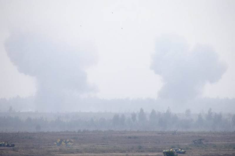 Zapad wargame 2017, Zapad wargame, Zapad, Russia war exercise, Zapad wargame 2017 pictures, Zapad wargame 2017 images, artillery firing at Zapad wargame, Belarus wargame, Belarus war machines, Russian weapons, Zapad 2017 drills, Russian military, Belarus military, war machines in zapad, Zapad images, Zapad picture gallery, Belarussian servicemen at zapad, Belarussian servicemen, Mi-8 helicopters, helicopters at zapad, Vladimir Putin
