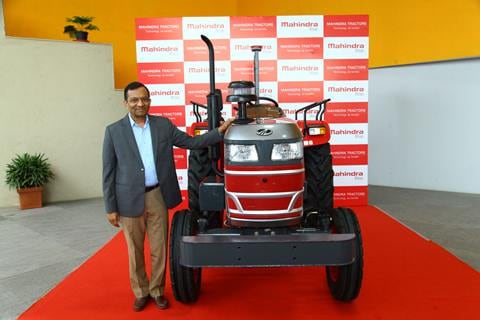 Watch video: Mahindra showcases driverless tractor that can be driven using a tablet