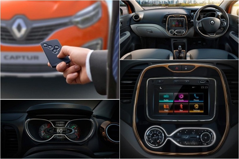 The Renault Captur’s cabin, on the other hand, features LED ambient lighting and will also get an integrated 7-inch infotainment system that will be compatible with Bluetooth, USB and AUX. The infotainment system will also feature voice recognition that will work only for ios, maps along with temperature and time display.