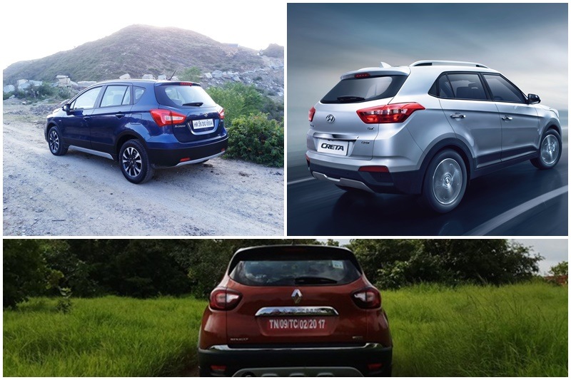 In terms of price the Hyundai Creta retails between 8.92- 14.00 lakh (ex-showroom, New Delhi), we expect the S-Cross will be the most reasonably priced of the three considering the loss of the more expensive 1.6-litre diesel. The S-Cross is likely to be priced between 7-10 lakhs (more if it inherits the Ciaz’s SHVS mild hybrid technology), the Captur is likely to match the Creta in terms of price launching next month between an expected range of 9-14 lakh