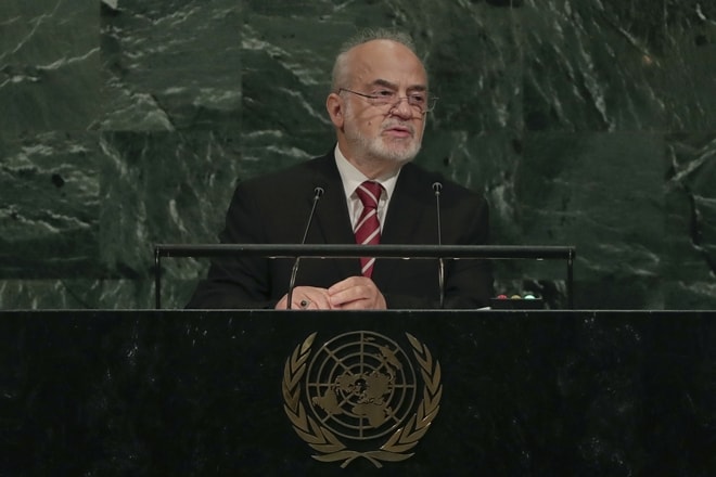 Ibrahim al-Jaafari, Iraq foreign minister, united nations, united nations general assembly, un general assembly, world news