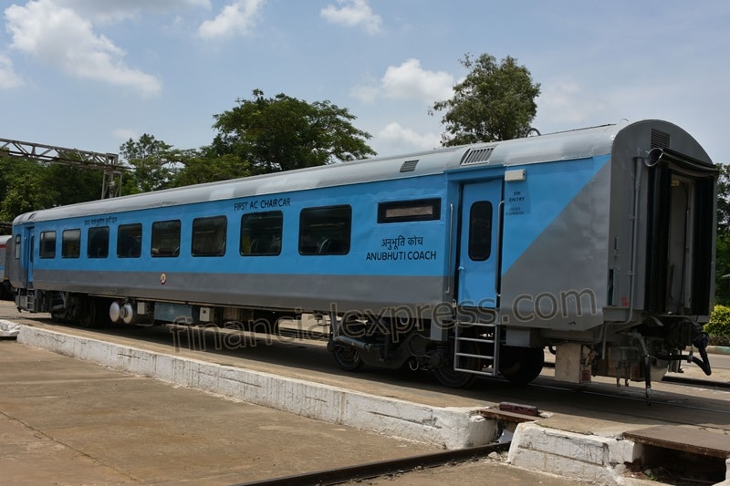 Anubhuti coach, anubhuti express, anubhuti luxury coach, shatabdi trains