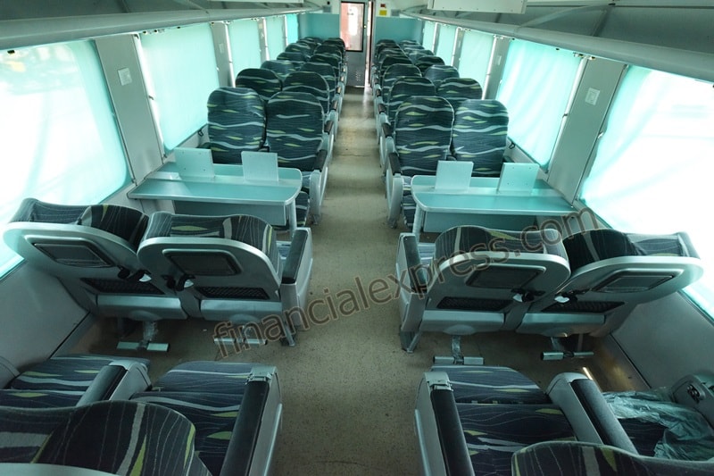 Anubhuti coach, anubhuti express, anubhuti luxury coach, shatabdi trains