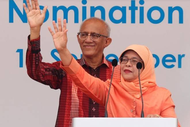 Singapore, Singapore first woman president, election,  Halimah Yacob 