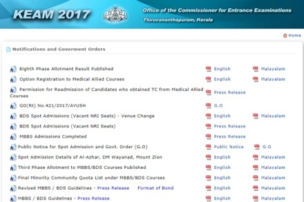 KEAM 2017 CEE Kerala, KEAM 2017 CEE Kerala news, KEAM 2017 CEE Kerala news 2017, KEAM 2017 CEE Kerala admission to medical courses , admission to medical courses allied courses Agriculture, Forestry, Veterinary and Fisheries