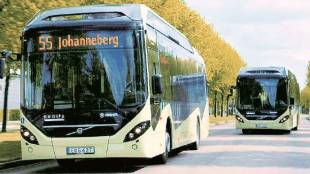 electric buses, hybrid