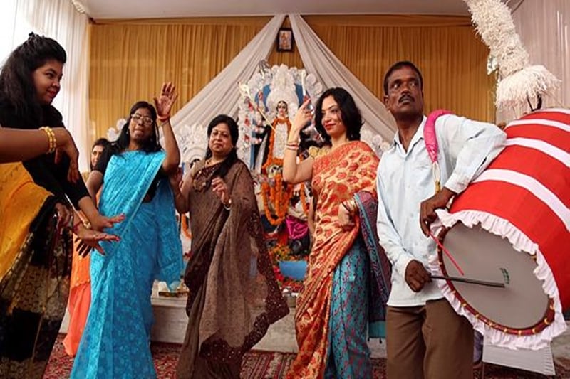 Durga Puja celebrations 2017 pictures, Durga Puja celebrations 2017 pics, Durga Puja celebrations 2017 news in pics, Delhi durga puja, Kolkata durga puja, Northeast, CR Park Kalibari, Delhi, D Block at CR Park, Navapalli Puja Samiti (NPS) at CR Park
