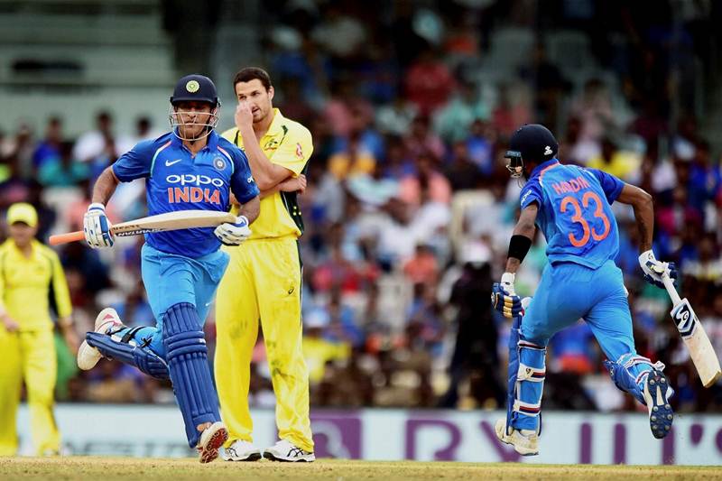 Ind vs Aus 2017 ODI, India vs Australia, MS Dhoni, Hardik Pandya, dhoni innings, Virat Kohli, Yajuvedra Chahal, Jaspreer Bumrah, Kuldeep Yadav