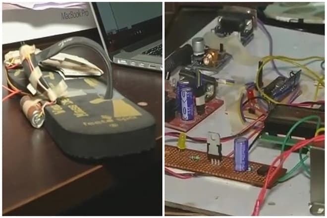 Hyderabad boy designed electric shoes, Hyderabad boy designed electric shoes TO PROTECT WOMEN, Siddharth Mandala designed a special shoe, ETECTRIC SHOE