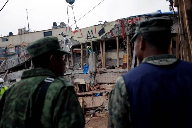 Rescuers, Mexico, Earthquake, Taiwanese factory