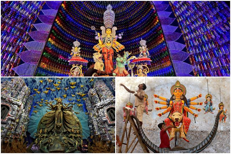 durga puja, durga puja 2017, durga puja in kolkata, kolkata durga puja, durga puja celebrations, puja pandal, delhi durga puja, delhi puja, durga puja pics, durga puja in india, latest news, kolkata news
