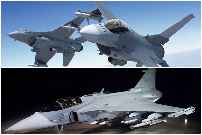 f-16, gripen, saab, lockheed martin