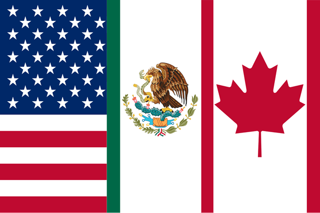 North American Free Trade Agreement, NAFTA, Mexico, Canada, US, North America, Donald Trump North American Free Trade Agreement, NAFTA, Mexico, Canada, US, North America, Donald Trump